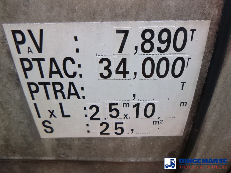 Полуприцеп-цистерна Trailor Heavy oil / bitumen tank steel 31.1 m3 / 1 comp: фото 16