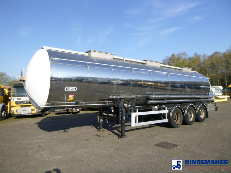 Van Hool Chemical tank inox L4BH 30 m3 / 3 comp - Полуприцеп-цистерна: фото 1 Van Hool Chemical tank inox L4BH 30 m3 / 3 comp - Полуприцеп-цистерна: фото 1