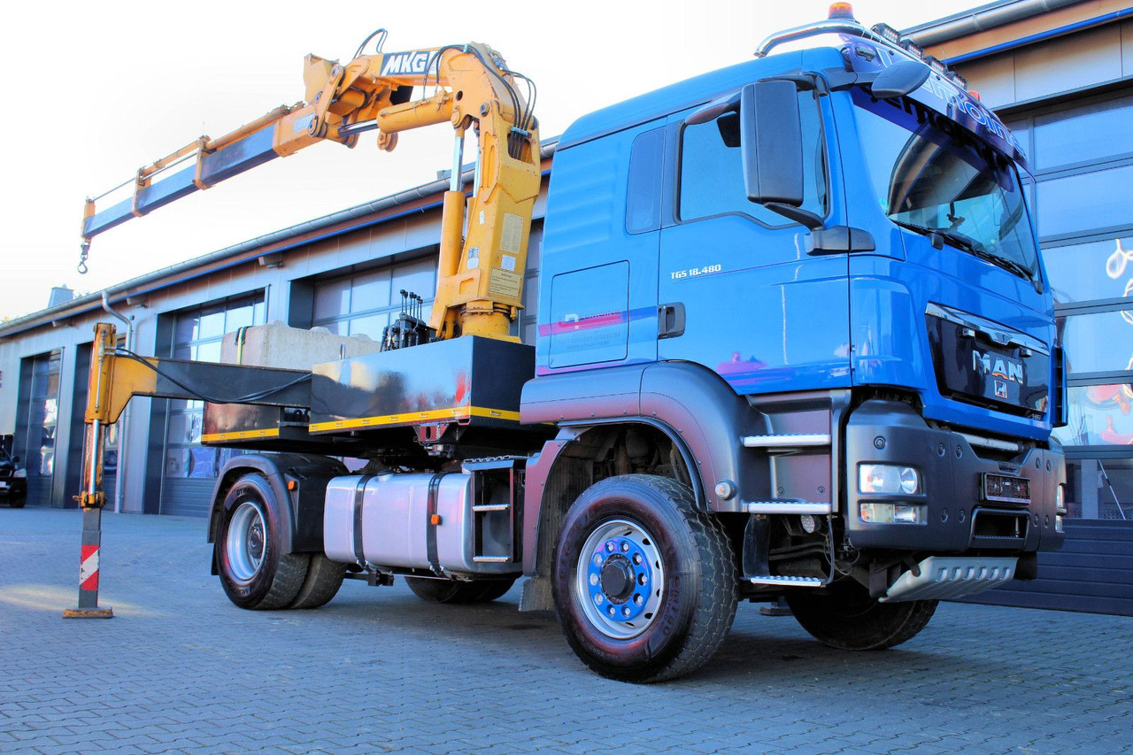 MAN TGS 18.480 4x4 BLS SZM+Pritsche MKG HLK 340 Kran - Грузовик бортовой/ Платформа, Автоманипулятор: фото 2 MAN TGS 18.480 4x4 BLS SZM+Pritsche MKG HLK 340 Kran - Грузовик бортовой/ Платформа, Автоманипулятор: фото 2