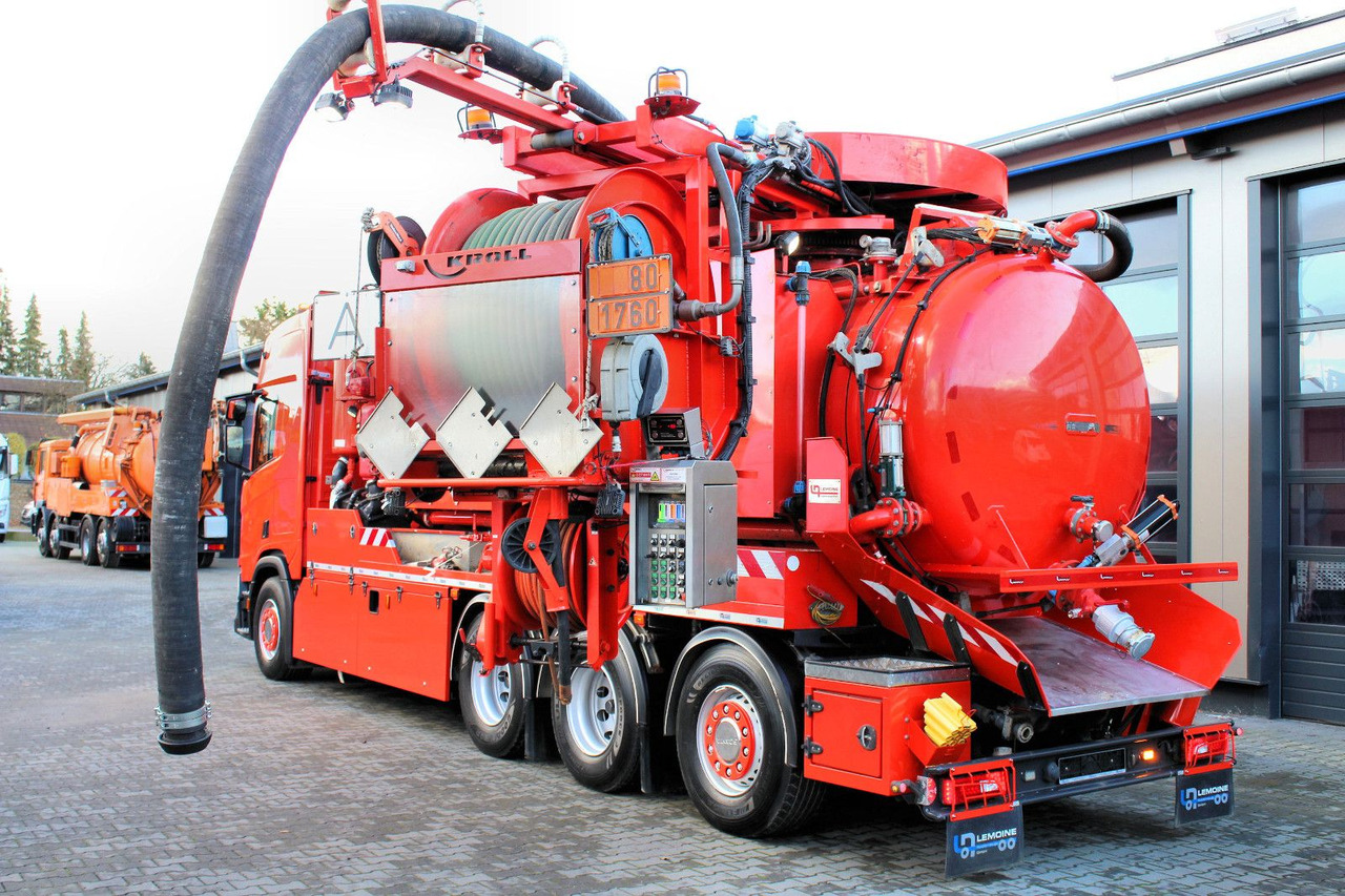 Scania R450 8x4 Kroll 19m³ W-Rückgewinner Kombi-HD +ADR - Ассенизатор: фото 3 Scania R450 8x4 Kroll 19m³ W-Rückgewinner Kombi-HD +ADR - Ассенизатор: фото 3