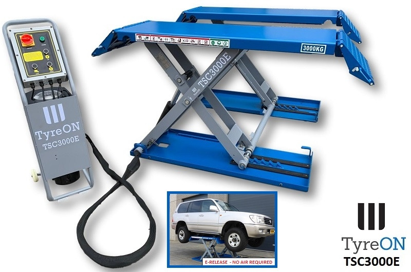 TSC3000E mobile car scissor lift with electrical release - 230V - Оборудование для гаражей/ Мастерских: фото 1 TSC3000E mobile car scissor lift with electrical release - 230V - Оборудование для гаражей/ Мастерских: фото 1