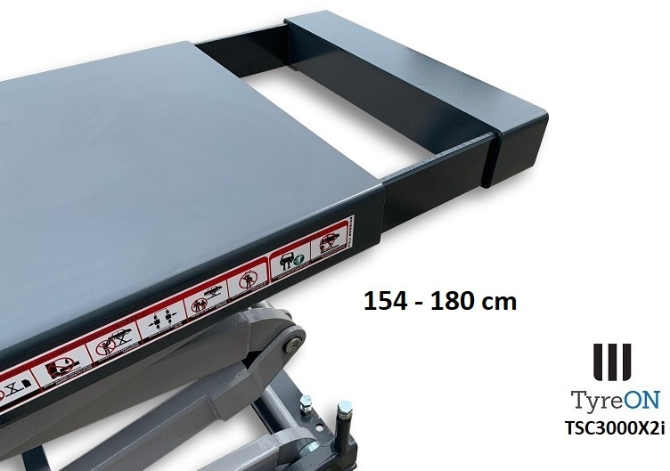 Оборудование для гаражей/ Мастерских TSC3000X2i in floor scissor lift - extendable tables: фото 6