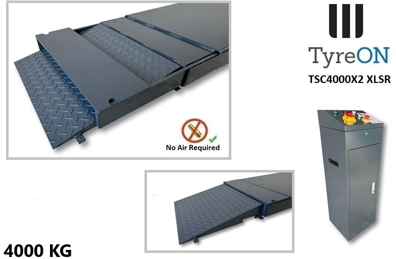 TSC4000X2 XLSR Low Profile 4T floor mounted scissor lift - Large lifting range, 66 cm wide extendable tables 148.5 to 230,5 cm - Hydromechanically locked - no air required - Оборудование для гаражей/ Мастерских: фото 3 TSC4000X2 XLSR Low Profile 4T floor mounted scissor lift - Large lifting range, 66 cm wide extendable tables 148.5 to 230,5 cm - Hydromechanically locked - no air required - Оборудование для гаражей/ Мастерских: фото 3