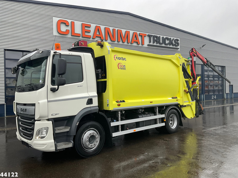 DAF FA CF 340 Euro 6 Norba 17 m³ + Palfinger 3.8 Tonmeter laadkraan + Winch - Мусоровоз: фото 1 DAF FA CF 340 Euro 6 Norba 17 m³ + Palfinger 3.8 Tonmeter laadkraan + Winch - Мусоровоз: фото 1