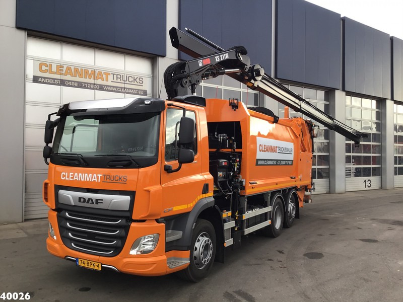 DAF FAN CF 340 Hiab 21 Tonmeter laadkraan - Мусоровоз: фото 1 DAF FAN CF 340 Hiab 21 Tonmeter laadkraan - Мусоровоз: фото 1