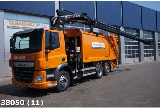 DAF FAN CF 340 Hiab 21 ton/meter laadkraan - Мусоровоз: фото 1 DAF FAN CF 340 Hiab 21 ton/meter laadkraan - Мусоровоз: фото 1