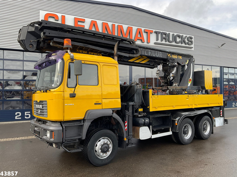 MAN F2000 6x6 Full Steel Manual Palfinger 68 Meter Dachdecker kran Just 54.133 km! - Автоманипулятор: фото 2 MAN F2000 6x6 Full Steel Manual Palfinger 68 Meter Dachdecker kran Just 54.133 km! - Автоманипулятор: фото 2