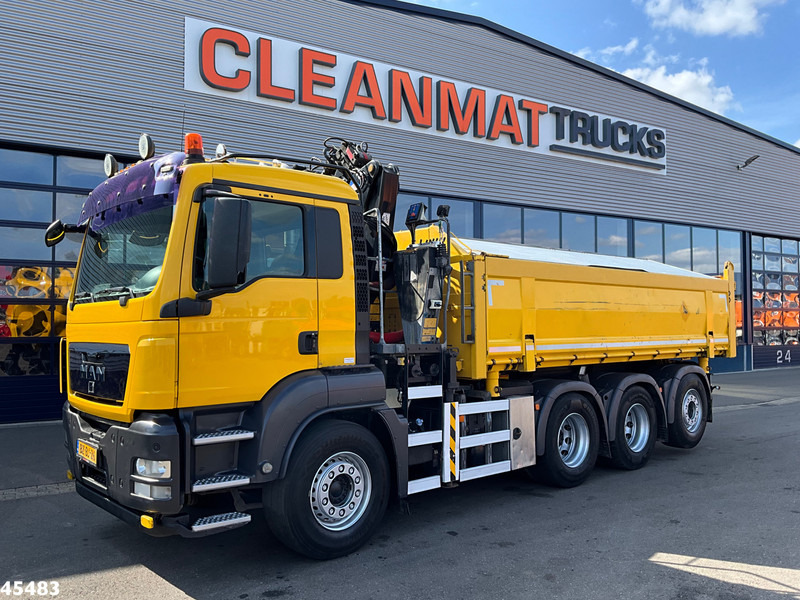 MAN TGS 35.400 8x4 Manual HMF 16 Tm Z-kraan - Самосвал, Автоманипулятор: фото 4 MAN TGS 35.400 8x4 Manual HMF 16 Tm Z-kraan - Самосвал, Автоманипулятор: фото 4
