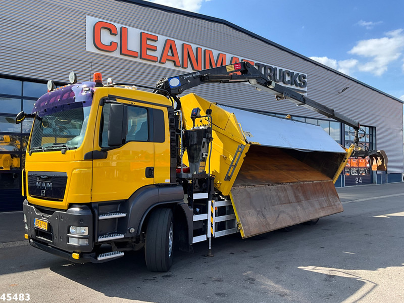 MAN TGS 35.400 8x4 Manual HMF 16 Tm Z-kraan - Самосвал, Автоманипулятор: фото 1 MAN TGS 35.400 8x4 Manual HMF 16 Tm Z-kraan - Самосвал, Автоманипулятор: фото 1