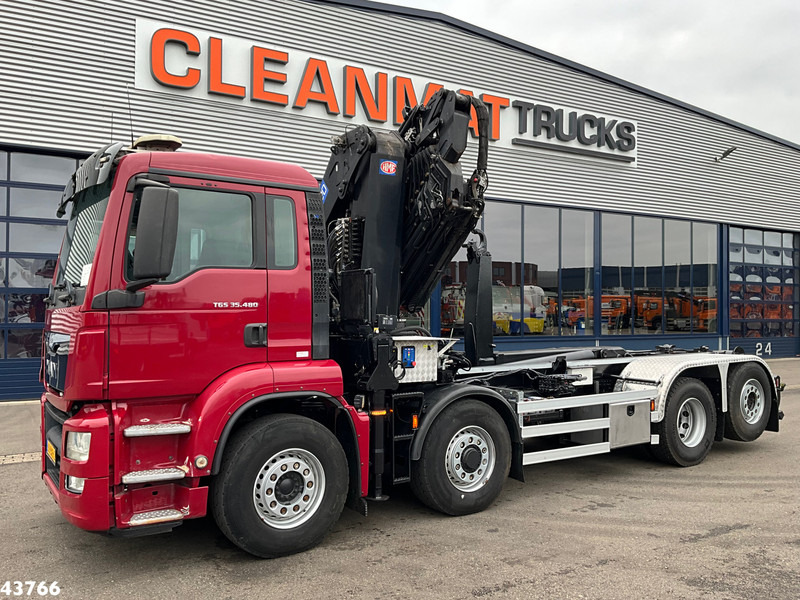 MAN TGS 35.480 8x4H Euro 6 HMF 40 Tonmeter laadkraan + Fly-Jib - Автоманипулятор: фото 2 MAN TGS 35.480 8x4H Euro 6 HMF 40 Tonmeter laadkraan + Fly-Jib - Автоманипулятор: фото 2