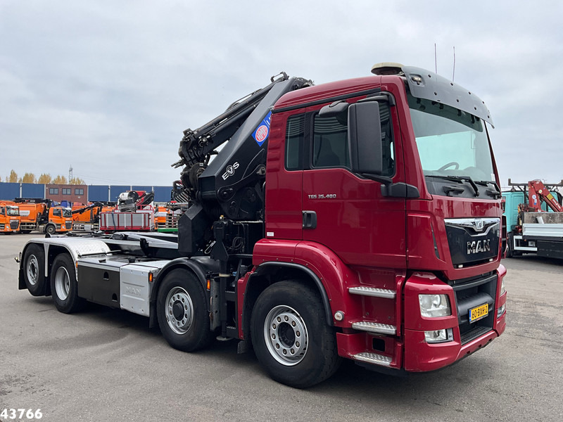 MAN TGS 35.480 8x4H Euro 6 HMF 40 Tonmeter laadkraan + Fly-Jib - Крюковой мультилифт, Автоманипулятор: фото 3 MAN TGS 35.480 8x4H Euro 6 HMF 40 Tonmeter laadkraan + Fly-Jib - Крюковой мультилифт, Автоманипулятор: фото 3
