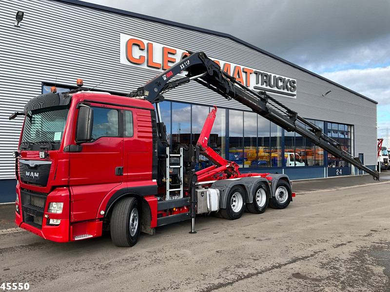 MAN TGX 35.480 8x4 Euro 6 Hiab 28 Tonmeter laadkraan - Крюковой мультилифт, Автоманипулятор: фото 1 MAN TGX 35.480 8x4 Euro 6 Hiab 28 Tonmeter laadkraan - Крюковой мультилифт, Автоманипулятор: фото 1