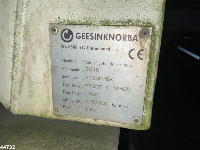 Mercedes-Benz Econic 2630 Euro 6 CNG Norba MF 300 18m³ 2 compartimenten just 137.620 km! в лизинг Mercedes-Benz Econic 2630 Euro 6 CNG Norba MF 300 18m³ 2 compartimenten just 137.620 km!: фото 17