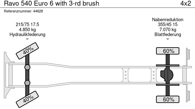 Подметально-уборочная машина Ravo 540 Euro 6 with 3-rd brush: фото 20