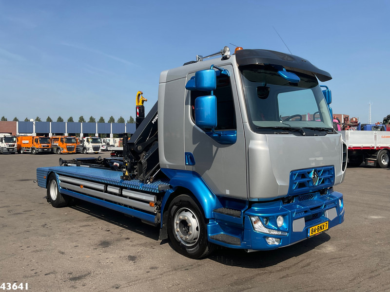 Renault D 240 Euro 6 HMF 10 Tonmeter laadkraan Just 66.850 km! - Крюковой мультилифт, Автоманипулятор: фото 3 Renault D 240 Euro 6 HMF 10 Tonmeter laadkraan Just 66.850 km! - Крюковой мультилифт, Автоманипулятор: фото 3