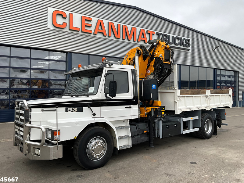 Scania T 93 4x2 Kipper met 31 Tonmeter laadkraan (bj 2005) + Fly-JIb! Just 118.736 km! - Самосвал, Автоманипулятор: фото 4 Scania T 93 4x2 Kipper met 31 Tonmeter laadkraan (bj 2005) + Fly-JIb! Just 118.736 km! - Самосвал, Автоманипулятор: фото 4