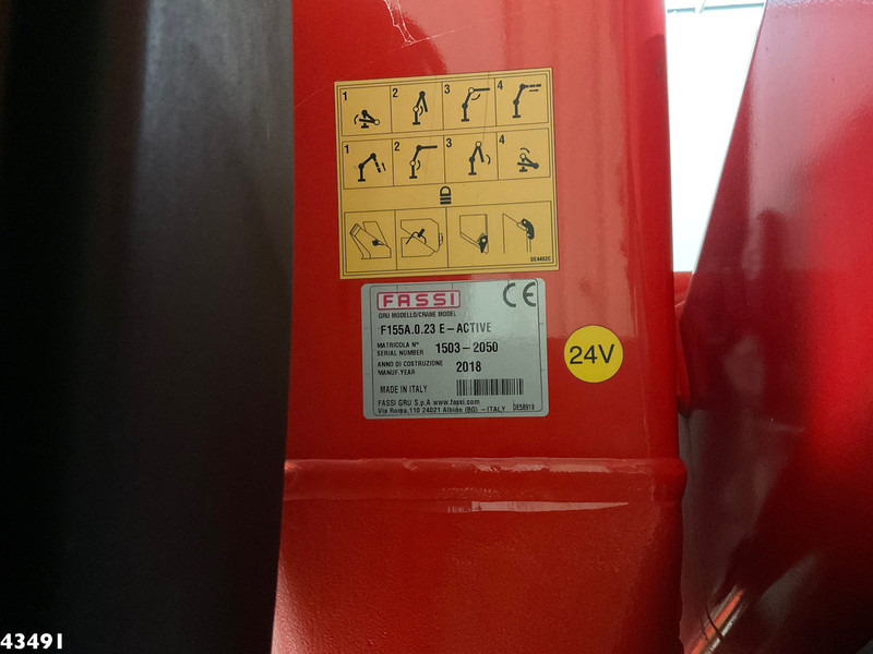 DAF FT CF 370 Euro 6 Fassi 15 Tonmeter laadkraan в лизинг DAF FT CF 370 Euro 6 Fassi 15 Tonmeter laadkraan: фото 19