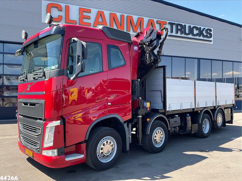 Volvo FH 500 8x2 Euro 6 HMF 32 Tonmeter laadkraan + Fly-Jib - Автоманипулятор: фото 2 Volvo FH 500 8x2 Euro 6 HMF 32 Tonmeter laadkraan + Fly-Jib - Автоманипулятор: фото 2