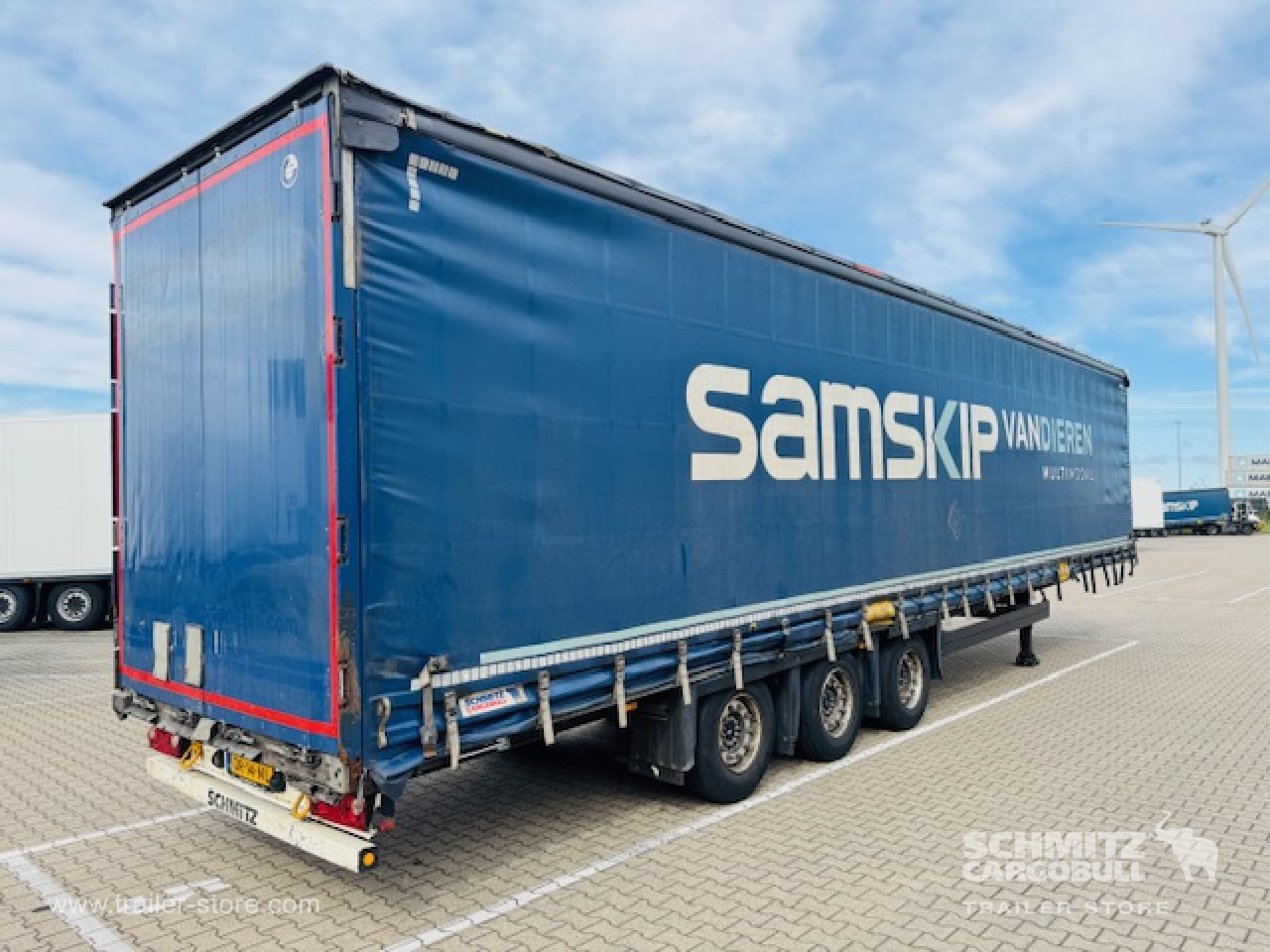 Тентованный полуприцеп SCHMITZ Oplegger Schuifzeil Mega: фото 1