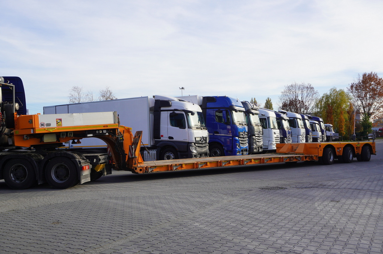 BROSHUIS 3ABD-48 61.0t TiefBet low-loader semi-trailer / 40 tons cap. / 3 steering axles / hydraulic suspension - Низкорамный полуприцеп: фото 3 BROSHUIS 3ABD-48 61.0t TiefBet low-loader semi-trailer / 40 tons cap. / 3 steering axles / hydraulic suspension - Низкорамный полуприцеп: фото 3