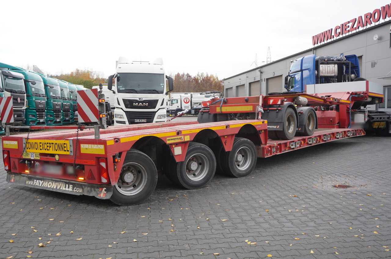 FAYMONVILLE F-S43-1ACA+D2 low bed Tief Bet semi-trailer / Load capacity 49 tons / Deck 15.5 m - Низкорамный полуприцеп: фото 4 FAYMONVILLE F-S43-1ACA+D2 low bed Tief Bet semi-trailer / Load capacity 49 tons / Deck 15.5 m - Низкорамный полуприцеп: фото 4