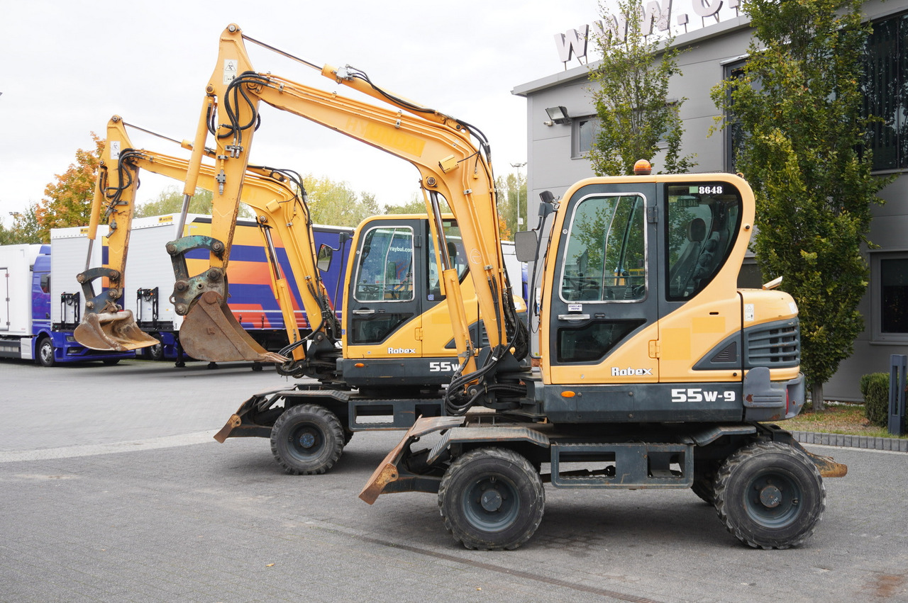Hyundai Robex 55W-9 Wheeled Excavator 5.5t / 2pcs - Экскаватор: фото 1 Hyundai Robex 55W-9 Wheeled Excavator 5.5t / 2pcs - Экскаватор: фото 1