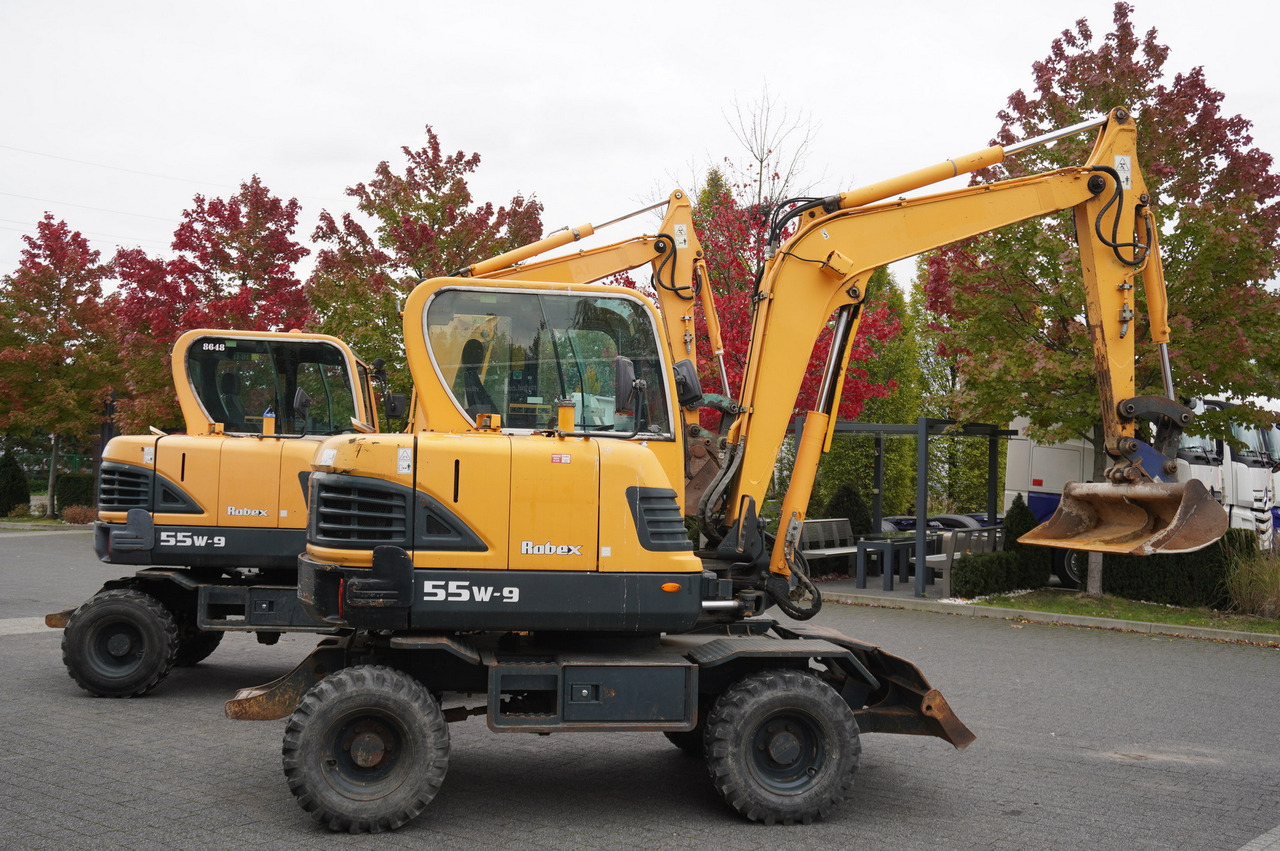 Hyundai Robex 55W-9 Wheeled Excavator 5.5t / 2pcs - Мини-экскаватор: фото 4 Hyundai Robex 55W-9 Wheeled Excavator 5.5t / 2pcs - Мини-экскаватор: фото 4