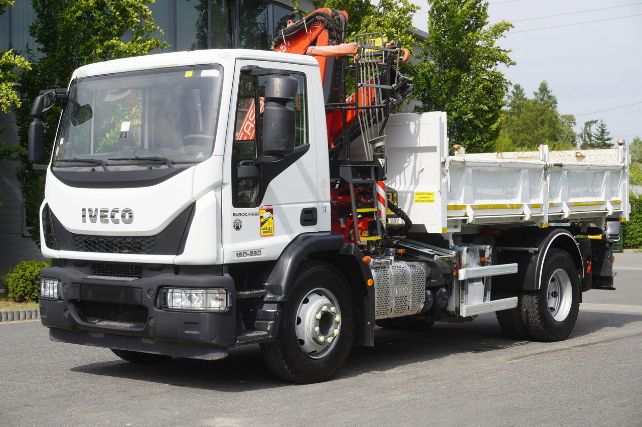 IVECO Eurocargo 160-250 / Fassi F95 crane / 120 tho. km / 3-sided tipper - Самосвал, Автоманипулятор: фото 3 IVECO Eurocargo 160-250 / Fassi F95 crane / 120 tho. km / 3-sided tipper - Самосвал, Автоманипулятор: фото 3