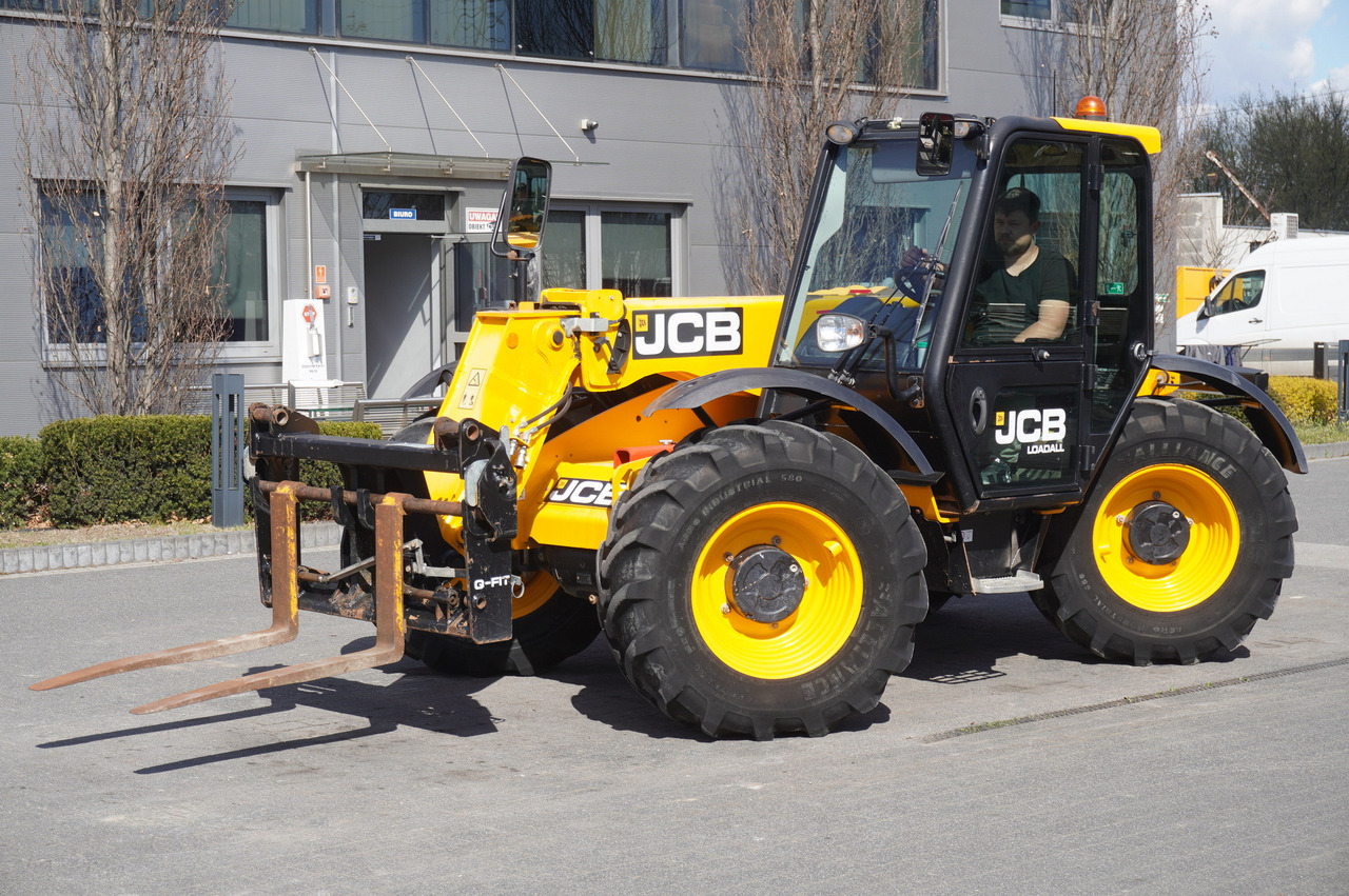 Телескопический фронтальный погрузчик JCB 526-56 AGRI Plus / 5.6 m telescopic loader / joystick: фото 22