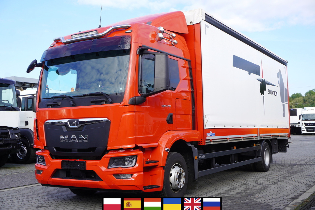 MAN TGM 15.290 / Curtainsider 17 EPAL / 2022 - Тентованный грузовик: фото 1 MAN TGM 15.290 / Curtainsider 17 EPAL / 2022 - Тентованный грузовик: фото 1