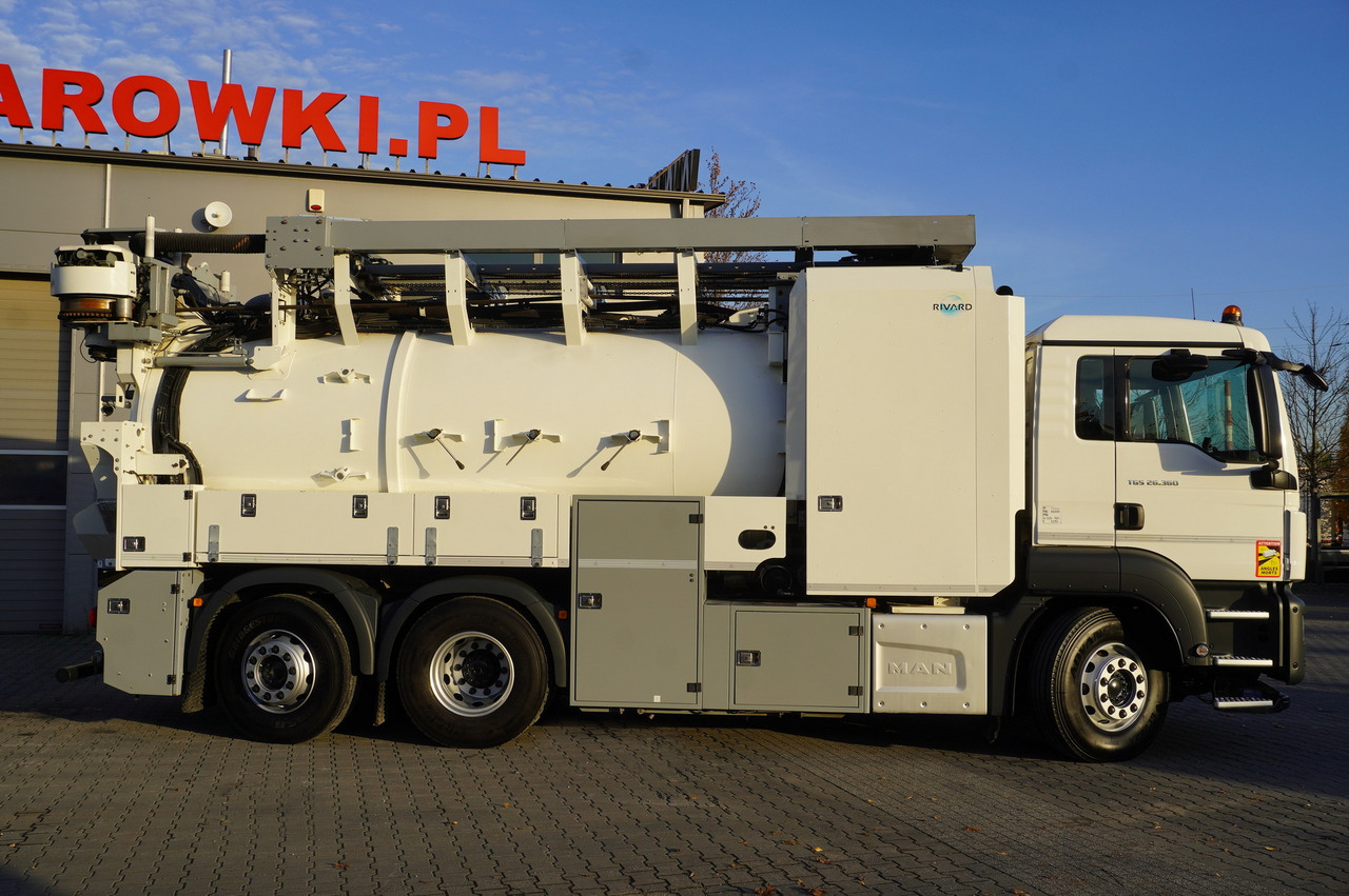 MAN TGS 26.360 E6 / RIVARD sewage cleaner 18 m3 / 180 tho. km / steering axle / 2 units - Ассенизатор: фото 3 MAN TGS 26.360 E6 / RIVARD sewage cleaner 18 m3 / 180 tho. km / steering axle / 2 units - Ассенизатор: фото 3
