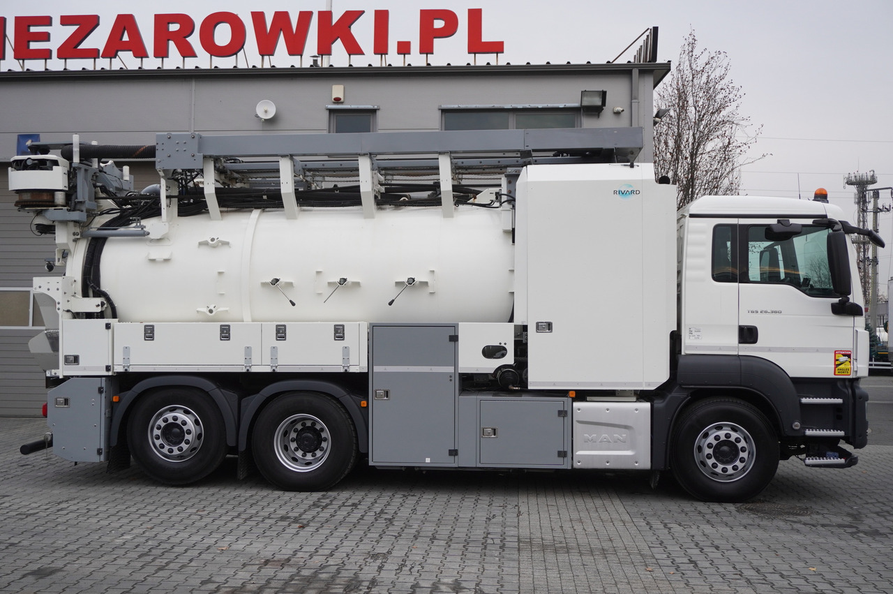 MAN TGS 26.360 E6 / RIVARD sewage cleaner 18 m3 / 180 tho. km / steering axle / 2 units - Ассенизатор: фото 3 MAN TGS 26.360 E6 / RIVARD sewage cleaner 18 m3 / 180 tho. km / steering axle / 2 units - Ассенизатор: фото 3