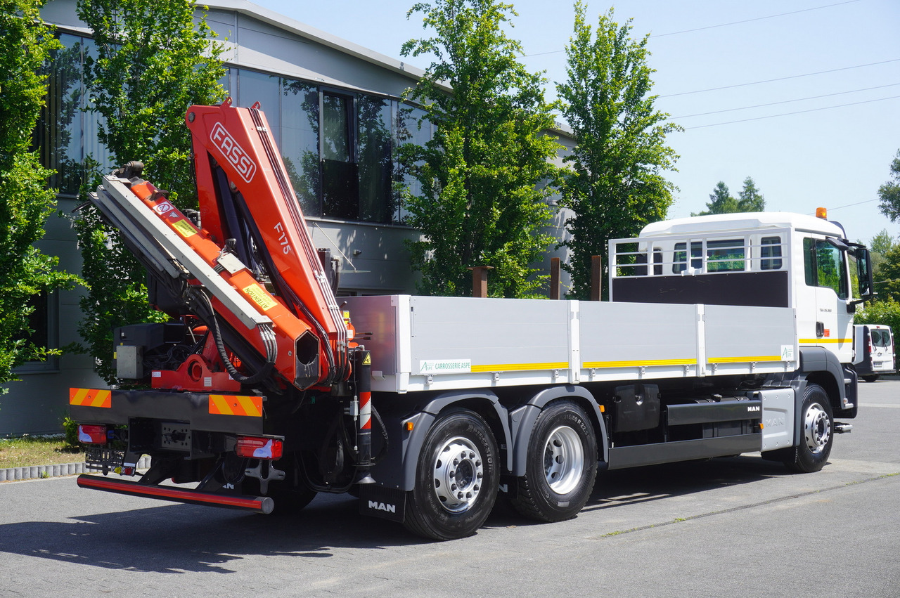 MAN TGS 26.360 Flatbed / Fassi F175 7.7 T / steered 3rd axle - Грузовик бортовой/ Платформа, Автоманипулятор: фото 5 MAN TGS 26.360 Flatbed / Fassi F175 7.7 T / steered 3rd axle - Грузовик бортовой/ Платформа, Автоманипулятор: фото 5
