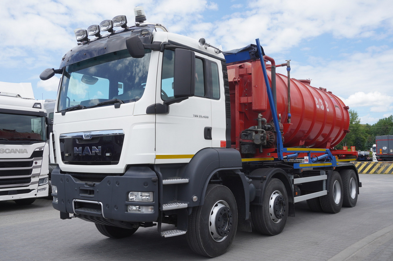 MAN TGS 35.400 8 × 4 E5 / HYVA HOOK LIFT 32.56 SE / Septic barrel 13000 L - Цистерна для жидкого навоза: фото 2 MAN TGS 35.400 8 × 4 E5 / HYVA HOOK LIFT 32.56 SE / Septic barrel 13000 L - Цистерна для жидкого навоза: фото 2