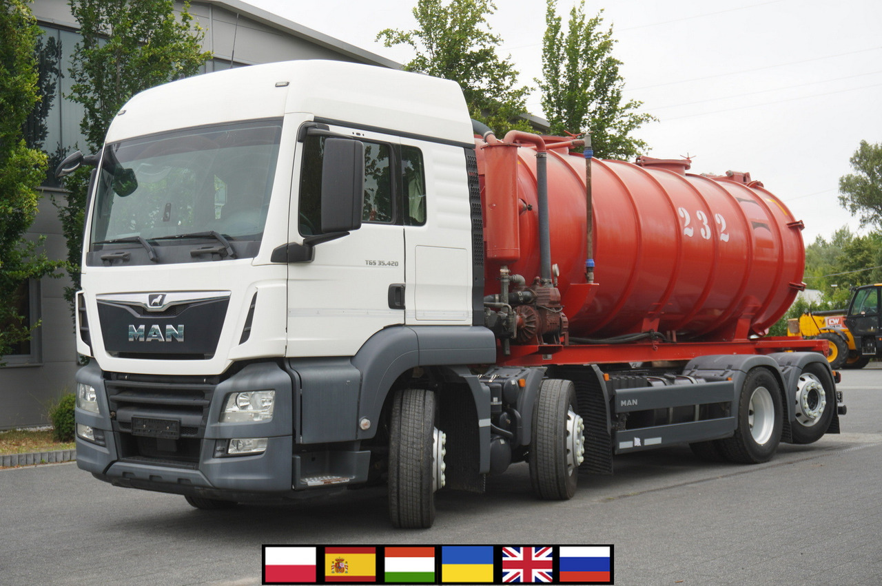 MAN TGS 35.420 8×2 / NEW septic barrel 13000 L / 3 steered axles - Цистерна для жидкого навоза: фото 1 MAN TGS 35.420 8×2 / NEW septic barrel 13000 L / 3 steered axles - Цистерна для жидкого навоза: фото 1