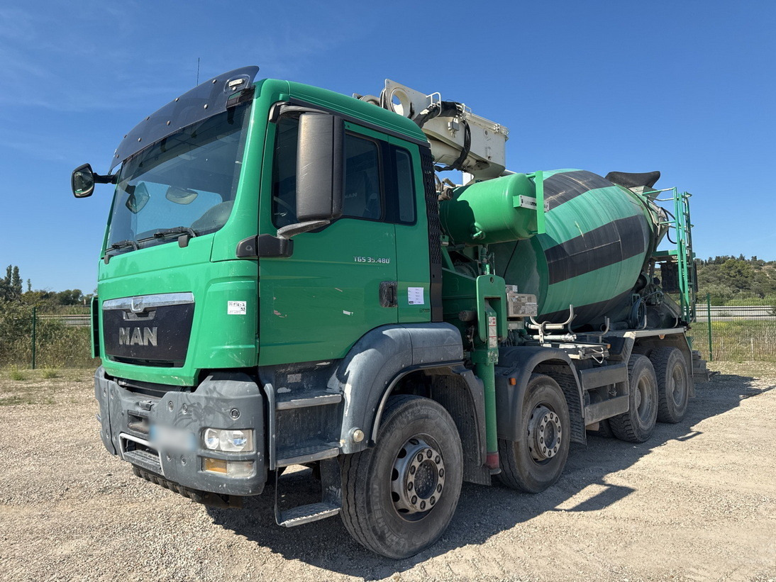 MAN TGS 35.480 8x4 Concrete Mixer Pump truck / Putzmeister M24-3 / 1600 MTH! - Автобетоносмеситель: фото 2 MAN TGS 35.480 8x4 Concrete Mixer Pump truck / Putzmeister M24-3 / 1600 MTH! - Автобетоносмеситель: фото 2