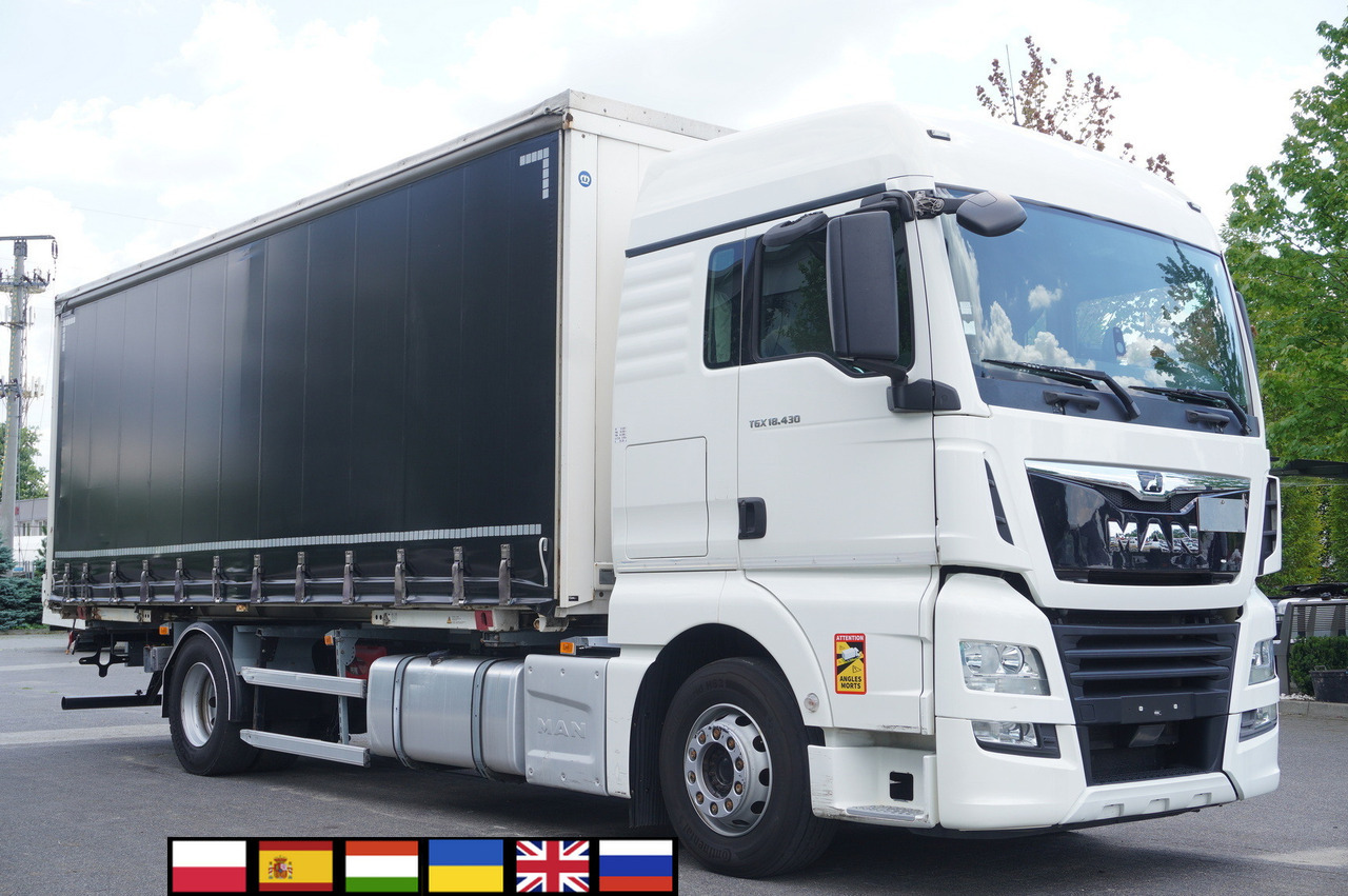 MAN TGX 18.430 / Curtainsider 18 EPAL / sleeping cab / 2021 - Тентованный грузовик: фото 1 MAN TGX 18.430 / Curtainsider 18 EPAL / sleeping cab / 2021 - Тентованный грузовик: фото 1