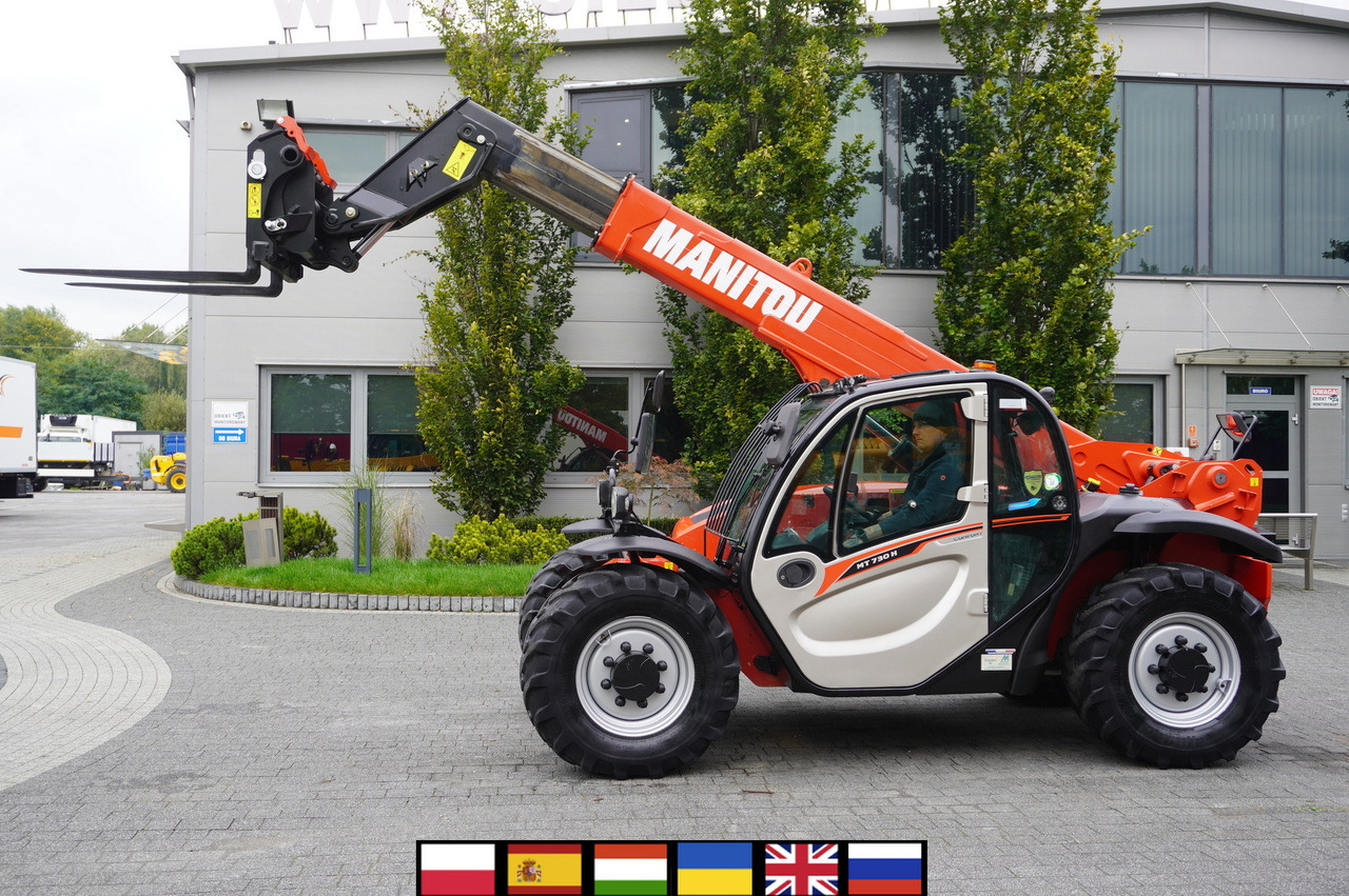 MANITOU MT 730 H / 7 m reach / 3 t / height 190 cm / 2900 MTH! / Joystick - Телескопический фронтальный погрузчик: фото 1 MANITOU MT 730 H / 7 m reach / 3 t / height 190 cm / 2900 MTH! / Joystick - Телескопический фронтальный погрузчик: фото 1