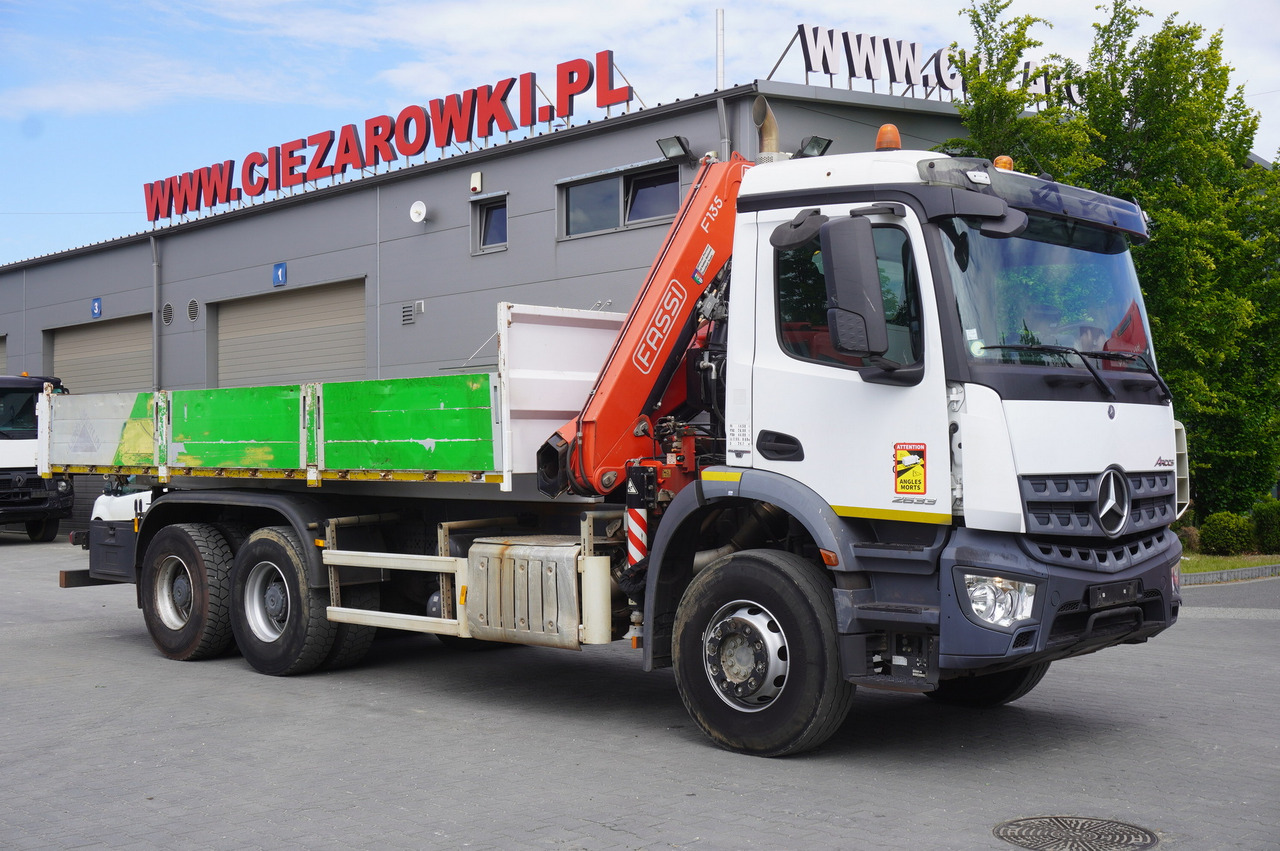 MERCEDES-BENZ AROCS 2633 6x4 / 5.5 T crane FASSI F135 / Tipper 15 EPAL - Самосвал, Автоманипулятор: фото 3 MERCEDES-BENZ AROCS 2633 6x4 / 5.5 T crane FASSI F135 / Tipper 15 EPAL - Самосвал, Автоманипулятор: фото 3