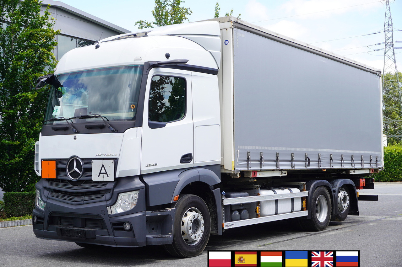 MERCEDES-BENZ Actros 2545 6×2 MP5 / ADR AT / Curtainsider 18 EPAL - Тентованный грузовик: фото 1 MERCEDES-BENZ Actros 2545 6×2 MP5 / ADR AT / Curtainsider 18 EPAL - Тентованный грузовик: фото 1