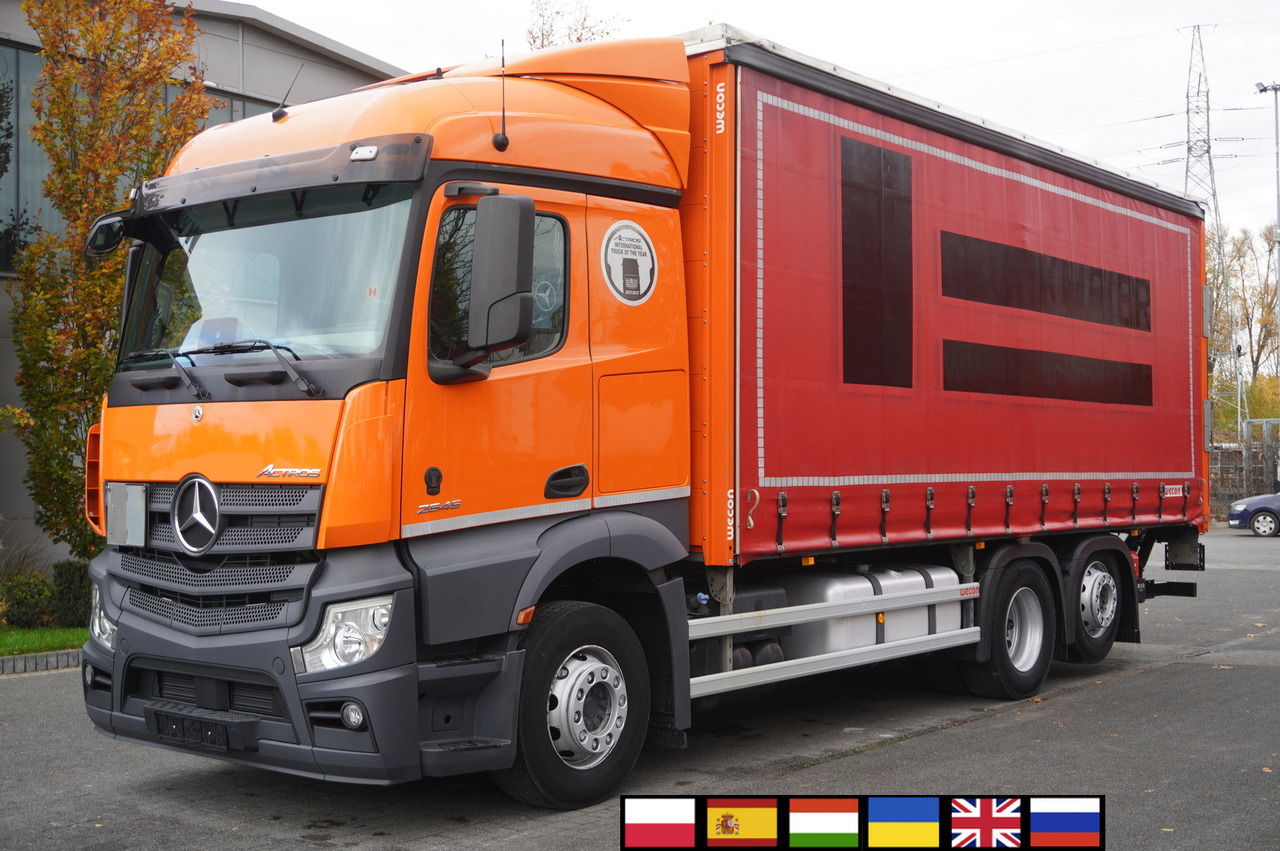 MERCEDES-BENZ Actros 2545 6×2 MP5 / FULL ADR / Curtainsider 17 EPAL - Тентованный грузовик: фото 1 MERCEDES-BENZ Actros 2545 6×2 MP5 / FULL ADR / Curtainsider 17 EPAL - Тентованный грузовик: фото 1