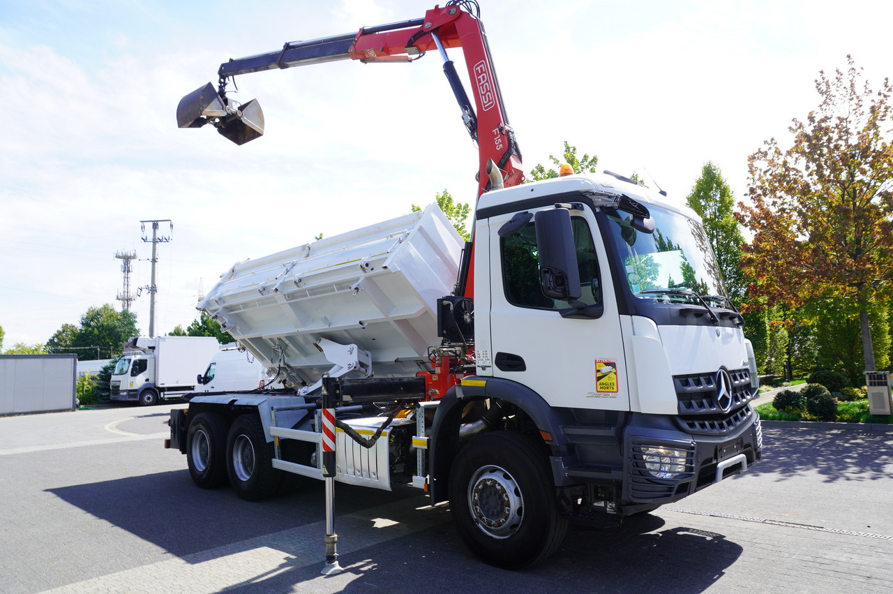 Автоманипулятор MERCEDES-BENZ Arocs 2636 / 6x4 / HDS Fassi / 3-Way Tipper / Bortmatic: фото 9