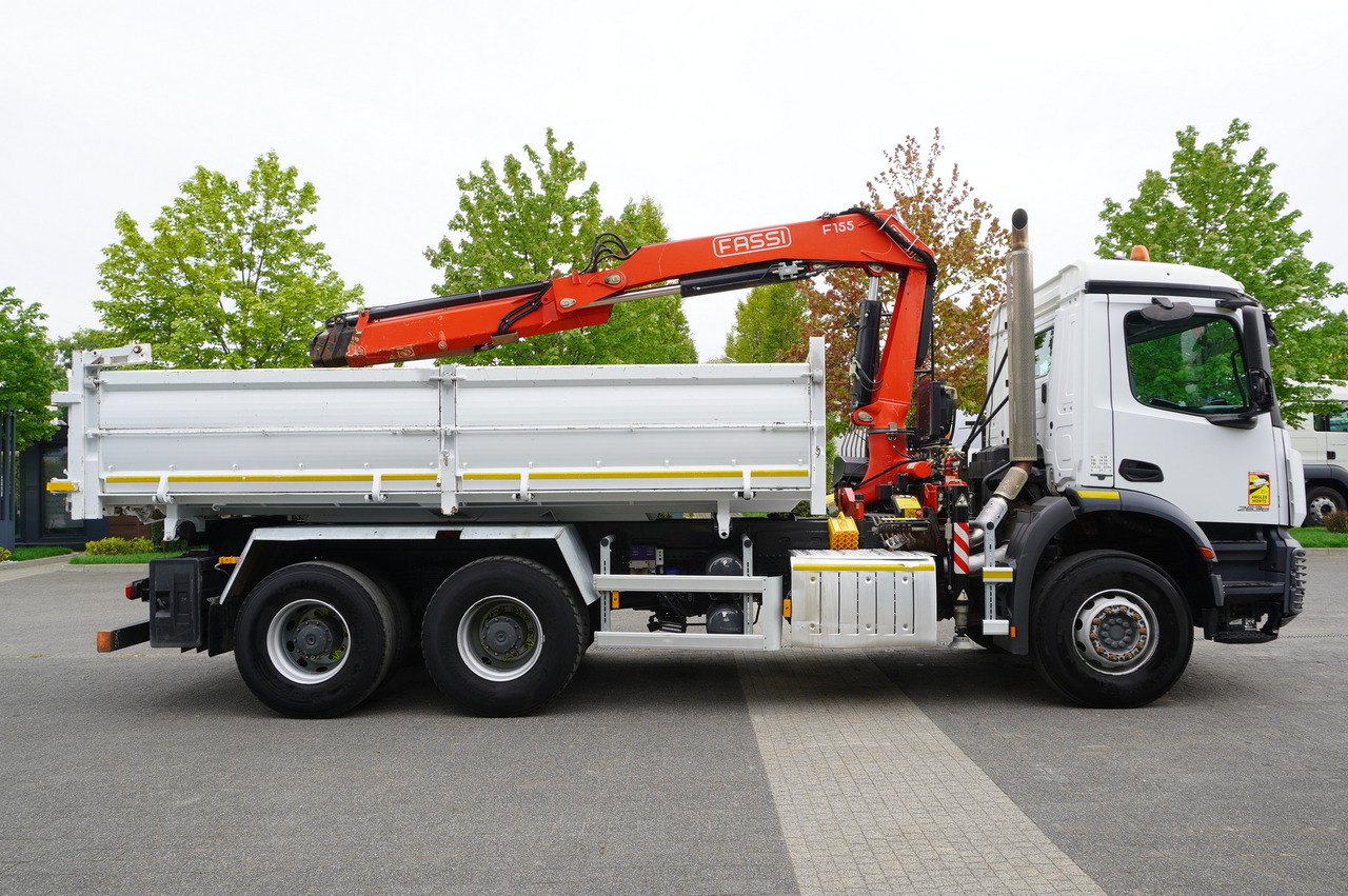 Автоманипулятор MERCEDES-BENZ Arocs 2636 / 6x4 / HDS Fassi / 3-Way Tipper / Bortmatic: фото 17