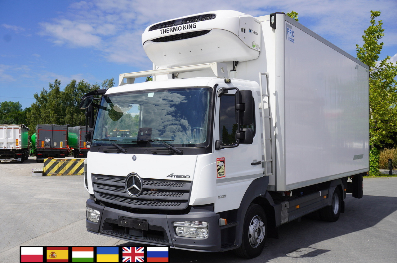 MERCEDES-BENZ Atego 1021 / Lamberet meat hook refrigerator / Carcass elevator 1000 kg / Thermoking T800 R - Рефрижератор, Автоманипулятор: фото 1 MERCEDES-BENZ Atego 1021 / Lamberet meat hook refrigerator / Carcass elevator 1000 kg / Thermoking T800 R - Рефрижератор, Автоманипулятор: фото 1