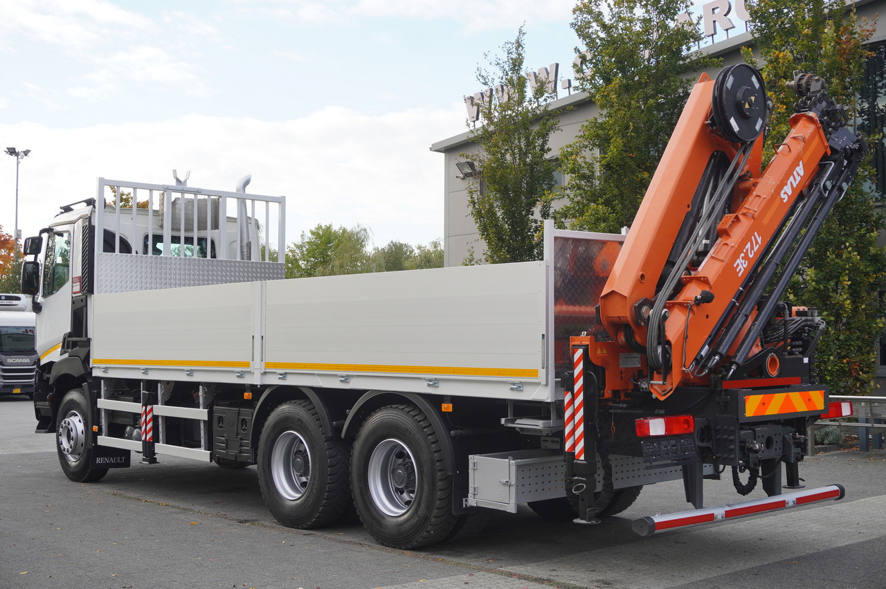 RENAULT C380 Comfort 6x4 / Atlas 172.3E crane / Range 12.3 m / capacity 6.1 t / Flatbed 17 EPAL - Автоманипулятор: фото 5 RENAULT C380 Comfort 6x4 / Atlas 172.3E crane / Range 12.3 m / capacity 6.1 t / Flatbed 17 EPAL - Автоманипулятор: фото 5