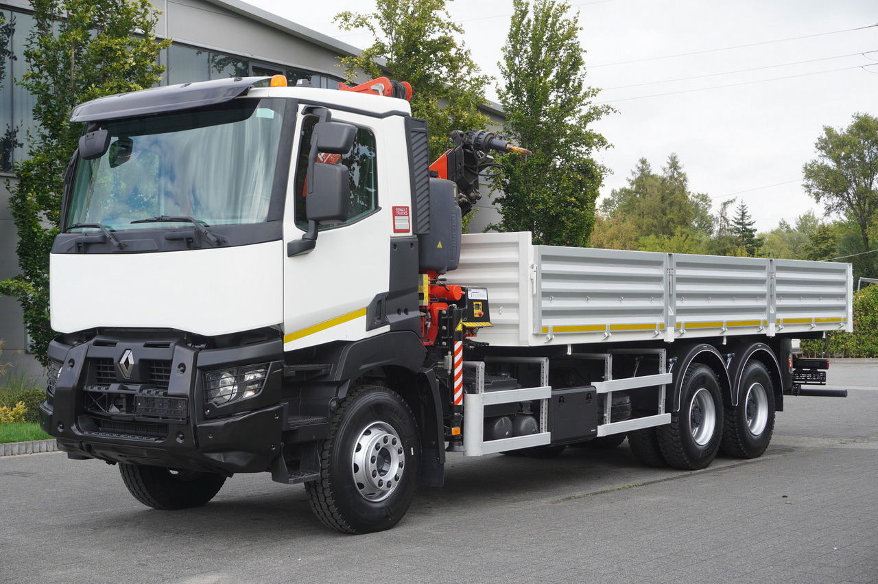 RENAULT K380 6×4 / FASSI F175 crane 7.85 t / 120 thousand km! / 2-sided tipper - Самосвал, Автоманипулятор: фото 3 RENAULT K380 6×4 / FASSI F175 crane 7.85 t / 120 thousand km! / 2-sided tipper - Самосвал, Автоманипулятор: фото 3