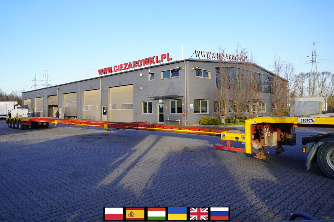 Низкорамный полуприцеп STOKOTA S4T.H4-01 / 36 m max length / 4 steering axles / Remote control: фото 1