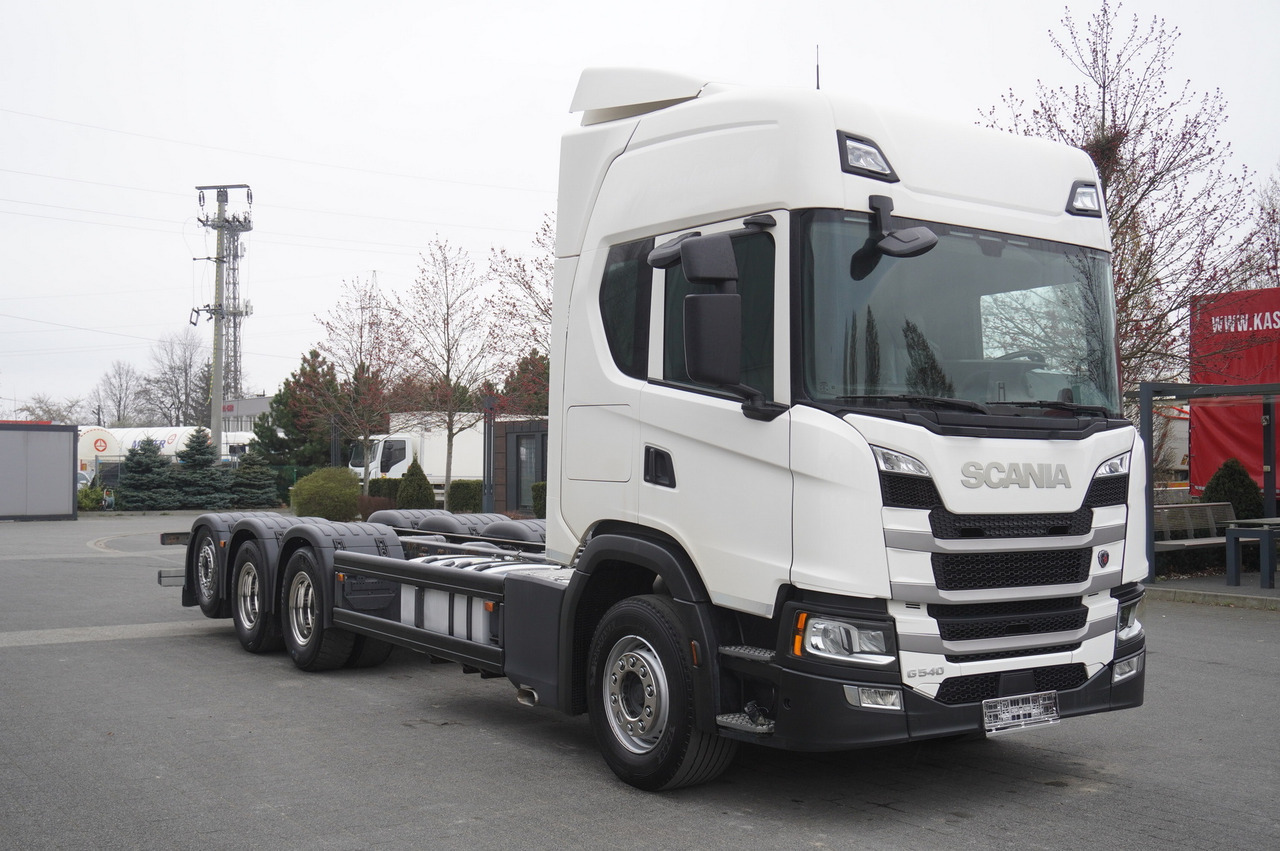 Scania G540 8x4 / Chassis 8.7 m / Steered axle / 2021 - Автоманипулятор: фото 1 Scania G540 8x4 / Chassis 8.7 m / Steered axle / 2021 - Автоманипулятор: фото 1
