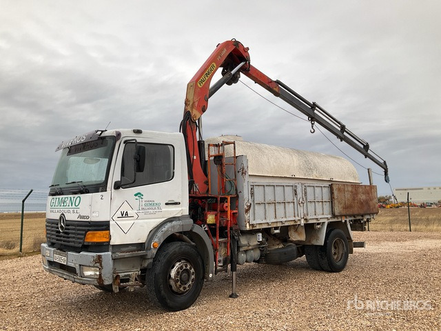 1998 Mercedes-Benz Atego 1823 1998 Palfinger PK14080 5640 kg ... Dump Truck with Crane - Самосвал: фото 1 1998 Mercedes-Benz Atego 1823 1998 Palfinger PK14080 5640 kg ... Dump Truck with Crane - Самосвал: фото 1