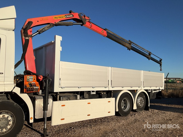 2008 Mercedes-Benz 2533L 2007 Palfinger PK10501 Articula ... Flatbed Truck with Crane - Грузовик бортовой/ Платформа, Автоманипулятор: фото 4 2008 Mercedes-Benz 2533L 2007 Palfinger PK10501 Articula ... Flatbed Truck with Crane - Грузовик бортовой/ Платформа, Автоманипулятор: фото 4